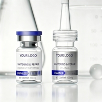 Étiquettes pour flacons de peptides 3ml 10ml, étiquettes pour flacons en verre pour la recherche, flacons de peptides de haute qualité