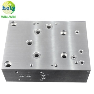 Tùy chỉnh <span class=keywords><strong>CNC</strong></span> nhôm gia công khối bộ phận chải kết thúc với <span class=keywords><strong>CNC</strong></span> gia công khối bộ phận - Product Image 5