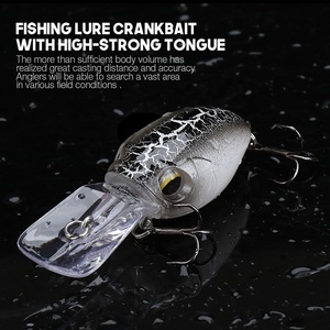 Señuelo de pesca de trucha Swimbait, personalizado, sin pintar, 4,8 cm, 11g, Mini manivela, para lubina - Product Image 3