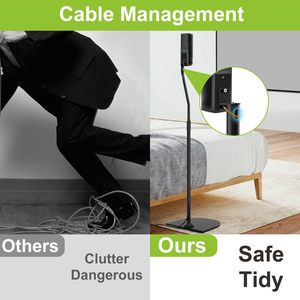 Lot de 2 supports réglables pour support d'<span class=keywords><strong>enceinte</strong></span> <span class=keywords><strong>Bose</strong></span>, pour <span class=keywords><strong>Bose</strong></span> OmniJewel Lifestyle 650, haut-parleur <span class=keywords><strong>surround</strong></span> 700 - Product Image 6