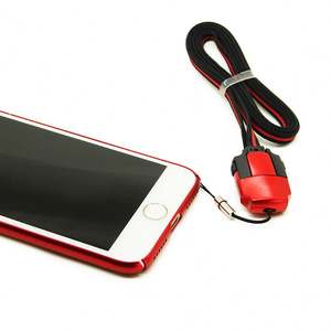 Câble de charge et de données USB portable à fixation rapide pour le cou, nouveau design, pour iPhone, Samsung, Xiaomi, Redmi, Motorola, <span class=keywords><strong>Lenovo</strong></span> - Product Image 2