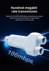 ตัวขยายสัญญาณ POE มาตรฐาน IEEE802.3AF/AT กันน้ำ 30W 1 เข้า 2 ออก สำหรับกล้องวงจรปิดระบบ IP ภายนอกอาคาร - Product Image 4