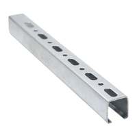 Rail de porte coulissante personnalisé OEM et ODM de haute qualité dans le panier de câble de plateau perforé de câble de porte pour le système de montage solaire