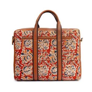Elegant Genuine Leather Laptop Work Case With Dedicated Computer Pocket Secure <b>Zip</b> <b>Fastening</b> Traditional Briefcase Style Carry - Product Image 6