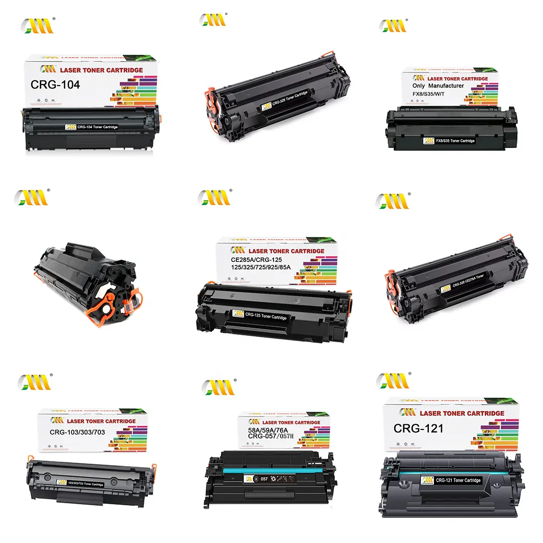 Compatible pour Canon 104 137 337 103 303 703 125 325 725 925 128 328 728 326 124 324 118 057 Cartouche de Toner CRG-057 Toner