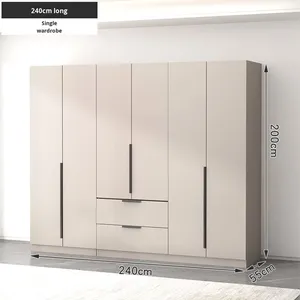 <span class=keywords><strong>Armoire</strong></span> de rangement simple et moderne en bois massif pour chambre principale, <span class=keywords><strong>armoire</strong></span> économique à <span class=keywords><strong>portes</strong></span> <span class=keywords><strong>coulissantes</strong></span> pour chambre locative, <span class=keywords><strong>grande</strong></span> <span class=keywords><strong>armoire</strong></span> - Product Image 2