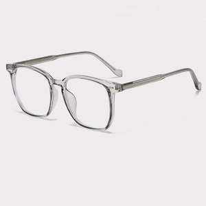 2026年ニューモデル ソリッドクリアTR90フレーム アイウェア 軽量 ブルーライトカット フルリム ユニセックス スクエア オプティカルフレーム メガネ - Product Image 3