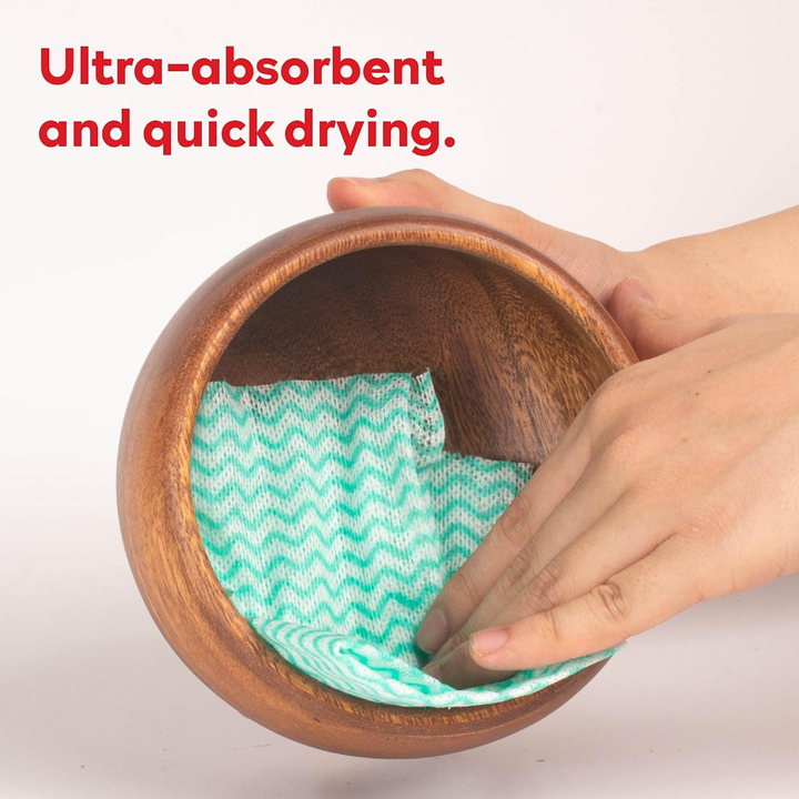 Reusable Kitchen Cleaning Dish Wipes Nonwoven Washable Kitchen Wipes Multi-Purpose Lint Free Kitchen Cleaning Cloths