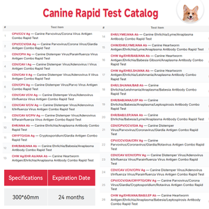 Kits de Prueba Rápida de Antígeno Canino para el Adenovirus Canino Tipo 2, Pruebas Rápidas de Antígeno para Animales - Product Image 4