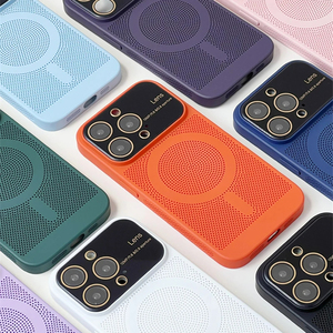 Custodia per telefono Ultra sottile traspirante per <span class=keywords><strong>iPhone</strong></span> 15 14 <span class=keywords><strong>13</strong></span> 12 11 Pro obiettivo <span class=keywords><strong>fotocamera</strong></span> protetta - Product Image 5