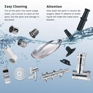 Máquina picadora eléctrica para el hogar, picadora de carne industrial y picadora de carne de cocina - Product Image 4