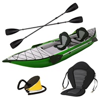 Kayak de pêche gonflable en PVC, modèle OEM d'usine, durable et sûr KAYAK-2302