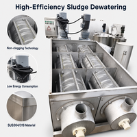 Machine de déshydratation des boues à haute concentration, équipement de filtration industriel pour le traitement d'épaississement et de déshydratation des boues