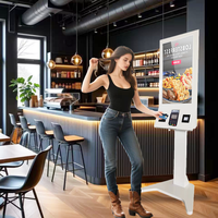 Kiosco de Autoservicio con Pantalla Táctil de 32 Pulgadas, Impresora Térmica Frontal Integrada, Android, para Restaurantes y Tiendas