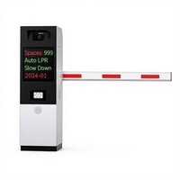 Barrière de reconnaissance de plaques d'immatriculation VL39 avec télécommande, affichage LED, moteur DC sans balais, protection IP54, démarrage/arrêt progressif pour