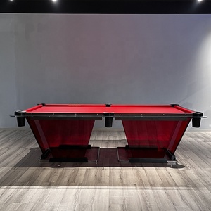 Chuyên Nghiệp Chất Lượng Cao Sang Trọng <span class=keywords><strong>7ft</strong></span> 8ft 9ft Glass Snooker Bảng Nhà Hồ Bơi 9 Bóng Bảng Với Túi Nhựa - Product Image 3
