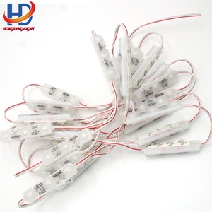 Super Brillo Buen Precio 5730 IP67 12V 1,5 W 3Pcs Leds Molding Single Ultrasonic LED Sign Module con lente <span class=keywords><strong>forlight</strong></span> Box - Product Image 2