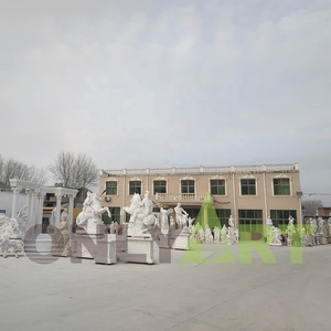 Onlyart fabbrica di arte all'aperto a grandezza naturale di pietra giardino greco nudo ragazzi bambino quattro stagioni statue in marmo scultura - Product Image 6