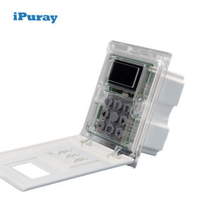 Interruptor Temporizador de Doble Canal BRT-409, <span class=keywords><strong>2</strong></span> Gang, 220V, 16 Programas, 1000W/Carga, Interruptor de Tiempo Digital Inteligente Sin Neutro para Control de Ventilador y Luz - Product Image 3