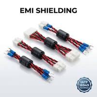 Kabel Jaringan CAT6 8Pin 26AWG Kustom 90 180 Derajat Sudut Kanan untuk PC Industri