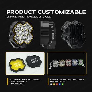 Hochleistungs 40/42/48/50/52/54 Zoll 12V Modulare Verbindbare LED Bernsteinfarbene Blitzlichtleiste für Auto Offroad-Truck UTV Lichtleiste 4X4 - Product Image 5