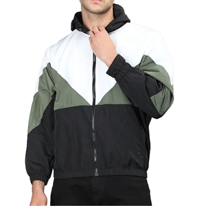 Chaquetas Cortavientos Formales de Alta Calidad para Hombre, Cuello Alto, Cierre de Cremallera, Diseño con Letras, Ecológicas, Servicio OEM para la Moda de Otoño - Product Image 1