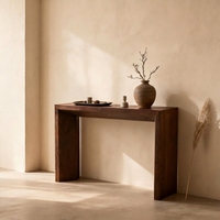 Table console en bois de style américain moderne |   Buffet d'entrée de luxe |   Buffet élégant pour salon de villa