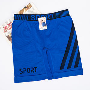 Уокин, высокоэластичные бесшовные спортивные длинные трусы-боксеры, нижнее белье в полоску, удобные полиамидные узкие трусы, шорты - Product Image 5