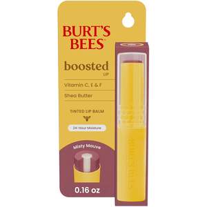 Baume teinté hydratant Burt's Bees Misty Mauve, enrichi en vitamines C, E, F et <span class=keywords><strong>cire</strong></span> <span class=keywords><strong>d</strong></span>'<span class=keywords><strong>abeille</strong></span>, hydratation 24h, format standard 0,16 oz - Product Image 3