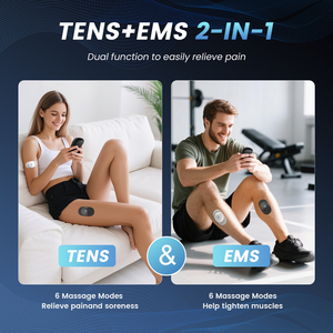 Fonction de synchronisation écologique <span class=keywords><strong>2</strong></span>-en-1 Télécommande sans fil Unité <span class=keywords><strong>Tens</strong></span> EMS Appareil de massage des épaules du dos et du cou - Product Image 3