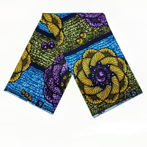 Tissu brodé 100 % coton Mikemaycall African Grand De Elizabeth à imprimé floral, tissu nigérian Ankara, <span class=keywords><strong>dentelle</strong></span> vintage sexy - Product Image 5