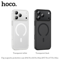 Étui magnétique N52 en PC mat pour IP18 Pro 17 Pro, coque de téléphone semi-transparente givrée anti-jaunissement