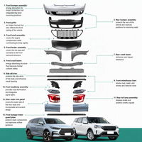 Pièces de carrosserie pour voitures Changan, pare-chocs avant et arrière, garde-boue pour UNI-T UNI-K UNI-V CS35 CS55, pièces extérieures automobiles