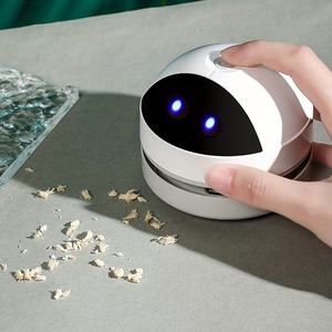 Mini aspirateur de bureau portable rechargeable par USB, <span class=keywords><strong>robot</strong></span> aspirateur de table, balayeuse, machine de nettoyage de la poussière pour ordinateur de bureau, clavier - Product Image 2