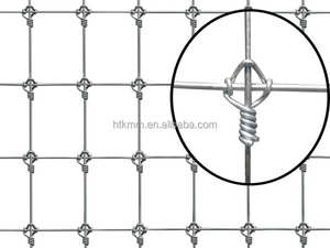 Rouleaux de <span class=keywords><strong>grillage</strong></span> galvanisés écologiques pour bétail de moutons Clôture de sécurité pour ferme/bétail de cheval pour noeud fixe/cerf - Product Image 5