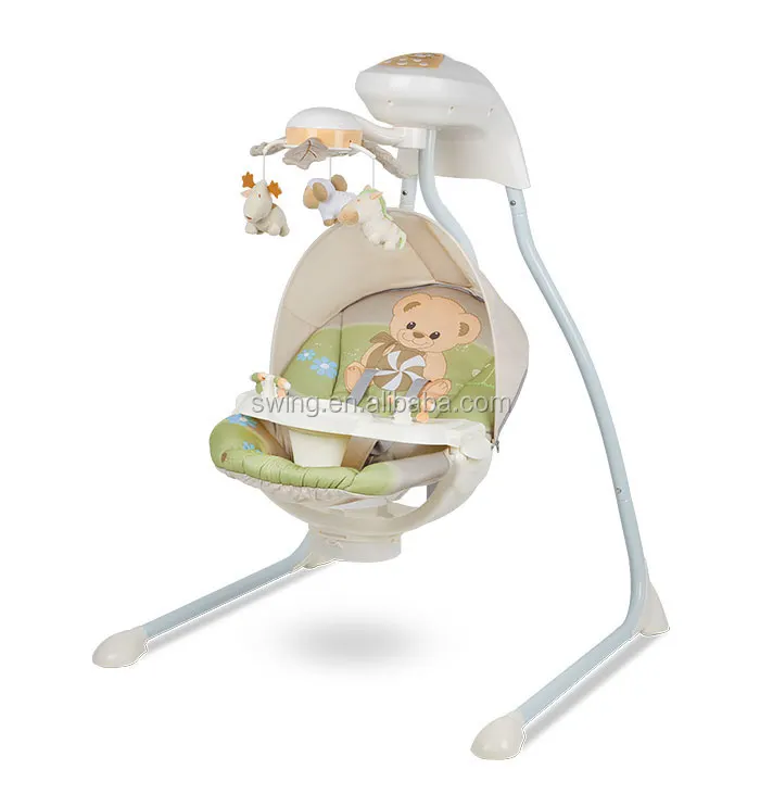 Yüksek bebek otomatik beşik salıncak/bebek peluş sallanan sandalye bebek rocker salıncak/bebek elektrikli beşik salıncak, bebe ürün