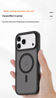 Bouton en métal magnétique TPU PC bébé peau sentiment téléphone étui pour iPhone 17 Air Pro Max série étui
