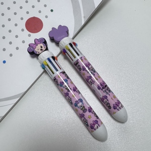 Penna a Sfera all'Ingrosso in 10 Colori, 1.0mm, Personalizzabile, Creativa con Testa in Gomma Morbida, Cartoleria per Bambini con Disegni Carini per <span class=keywords><strong>Disegnare</strong></span> - Product Image 3