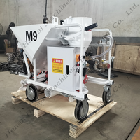 Machine à projeter du gypse automatique à haute efficacité, machine à enduire les murs pour chantier de construction