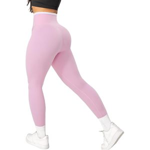 FOXA Leggings de sport taille haute pour femme, pantalon de yoga avec poche, en spandex et polyester - Product Image 1