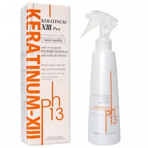 Spray de Tratamiento Capilar con Keratina Japonesa 250ml para un Cabello Suave, Voluminoso y Brillante Keratinum 13 - Product Image 1