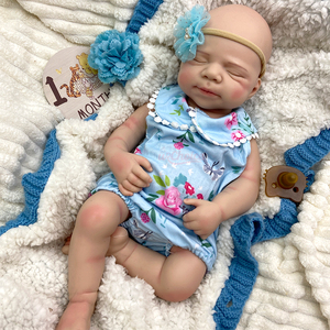 RUMOCOVO® Bébé Reborn réaliste en silicone pour tout petit, jouet au