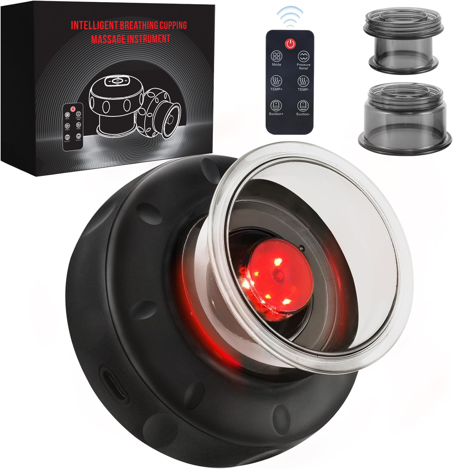 Trending Products 2024 New Arrivals Remote Control Cupping Kit Red ...