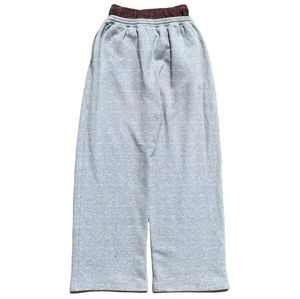 Pantalones Deportivos Largos de Felpa para Hombre, Estilo Casual, Costura Personalizada, 100% Algodón, Transpirables, Cintura Elástica, Pliegues, Estilo Urbano - Product Image 2