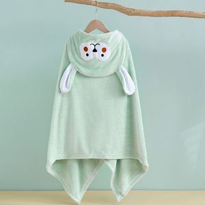 Soft <b>Newborn</b> Swaddle <b>Blankets</b> Infant Large Bath Towel Velvet Toddler Absorbent Bathrobe - Product Image 5