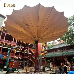 5m 10m 20m超大型商用伞穆斯林宗教活动户外空间遮阳伞麦地那可伸缩巨型伞 - Product Image 1