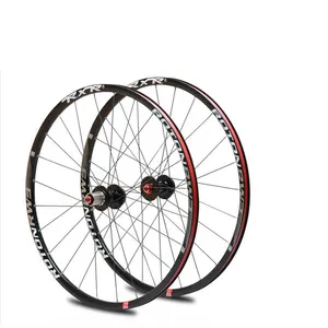 RXR الألومنيوم طقم عجلات الدراجة الجبلية QR/من خلال المحور 26 27.5 29 بوصة ريم أسود/أحمر محور دراجة جبلية العجلات