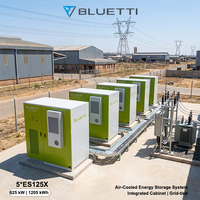 Bluetti ES125X Système de Stockage d'Énergie (BESS) Haute Efficacité 125kW-750kW 1MWh Batterie LiFePO4 Inverseur Refroidi par Air Protection IP55 Contre la Poussière, l'Eau et les Chocs