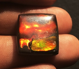 Cabujones cuadrados de ammolita canadiense, piedras preciosas semipreciosas, surtido de piedras preciosas sueltas a precio de fábrica - Product Image 5