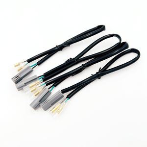 Kit de clignotants LED personnalisés pour <span class=keywords><strong>moto</strong></span>, phare, accessoires d'éclairage universels, <span class=keywords><strong>faisceau</strong></span> de câblage pour Yamaha FZ07 FZ07 MT07 PVC PTFE - Product Image 2